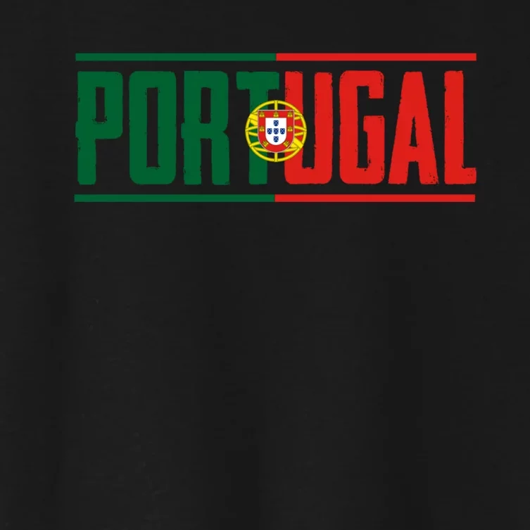 Portugal Soccer Jersey Portuguese Football Men Women Women's Crop Top Tee