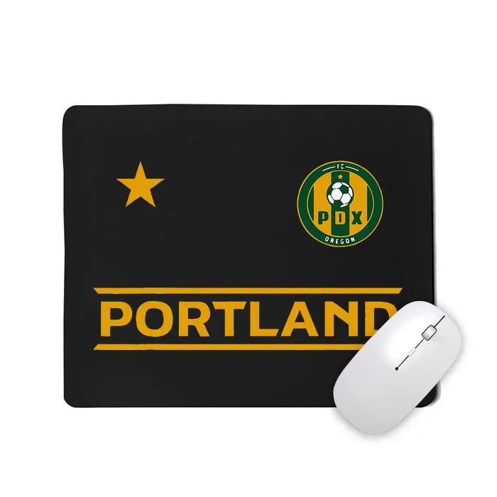 Portland Soccer Jersey Mini Badge ORIGINAL Mousepad