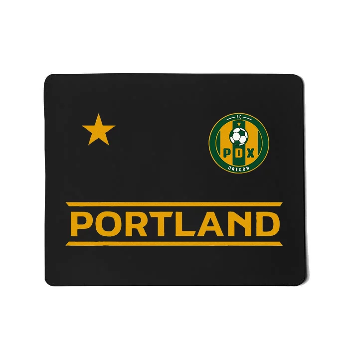 Portland Soccer Jersey Mini Badge ORIGINAL Mousepad