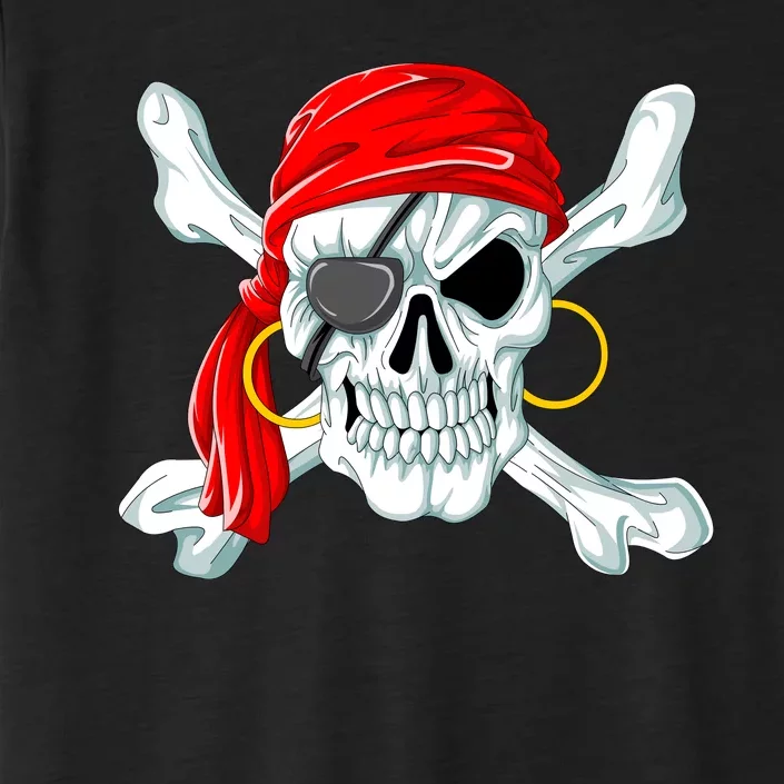 Pirate Skull Jolly And Roger ChromaSoft Performance T-Shirt