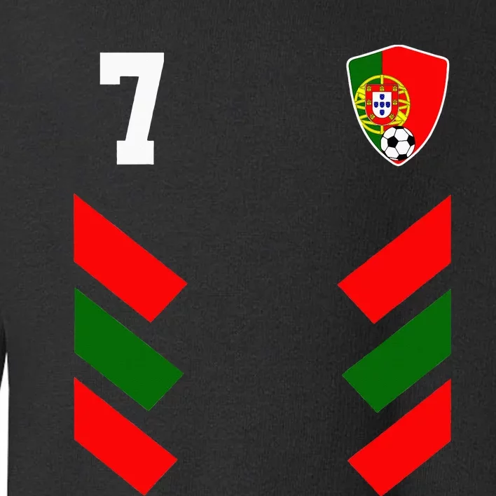 Portugal Soccer Jersey Portuguese Football Flag Toddler Sweatshirt