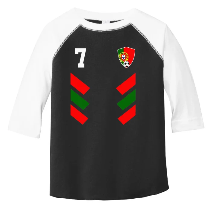 Portugal Soccer Jersey Portuguese Football Flag Toddler Fine Jersey T-Shirt