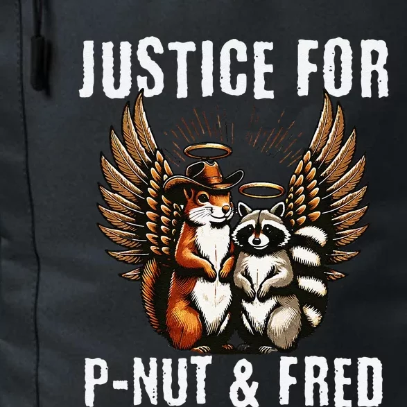 Pnut Squirrel Justice For Racoon Fred Justice For Peanut Daily Commute Backpack