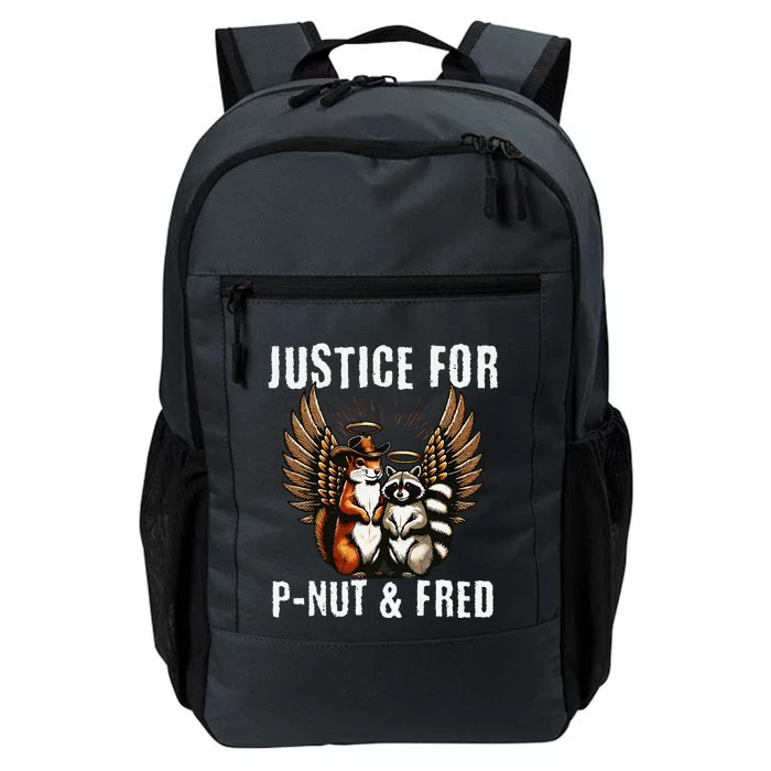 Pnut Squirrel Justice For Racoon Fred Justice For Peanut Daily Commute Backpack