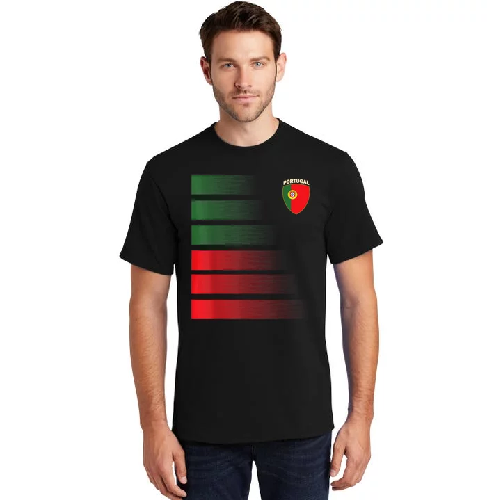 Portuguese Soccer Jersey Portugal Football Portugal Flag Tall T-Shirt