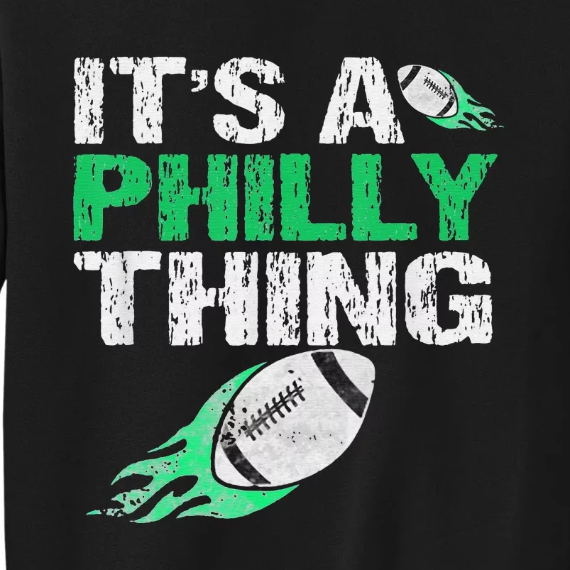 Philadelphia Soccer Jersey Original Fan Badge Tall Sweatshirt