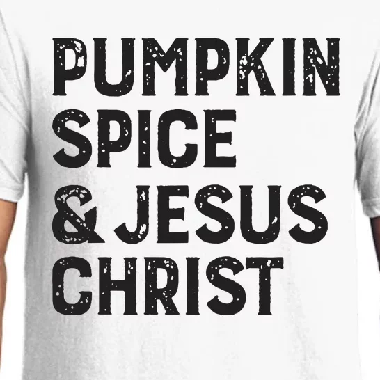 Pumpkin Spice Jesus Christ Pajama Set