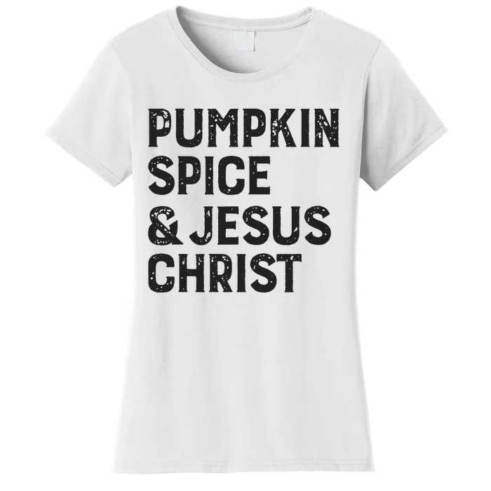 Pumpkin Spice Jesus Christ Women's T-Shirt