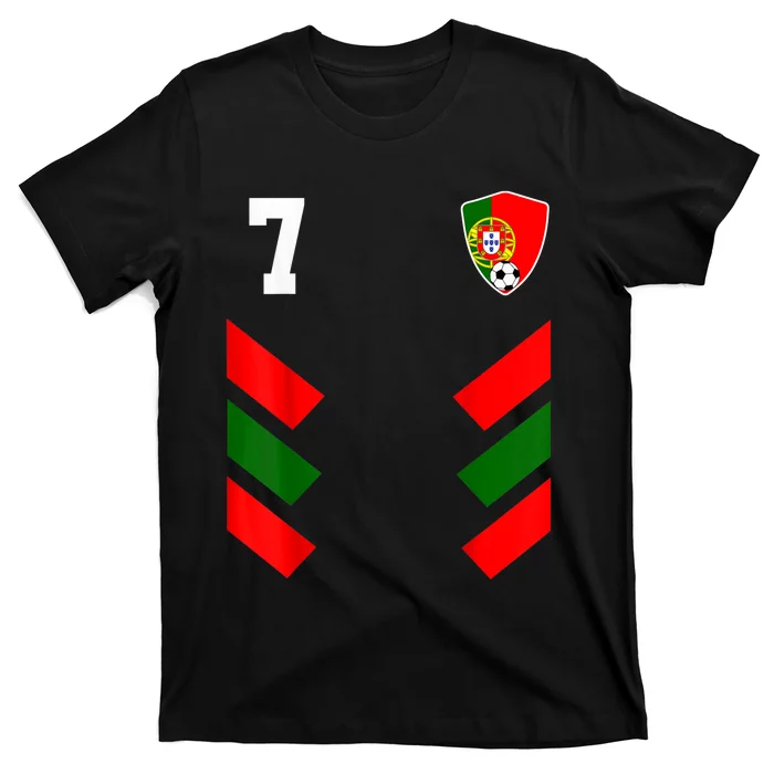 Portugal Soccer Jersey Portuguese Football Shirt Flag T-Shirt