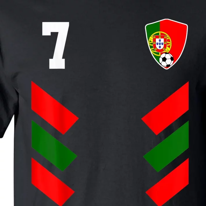 Portugal Soccer Jersey Portuguese Football Shirt Flag Tall T-Shirt