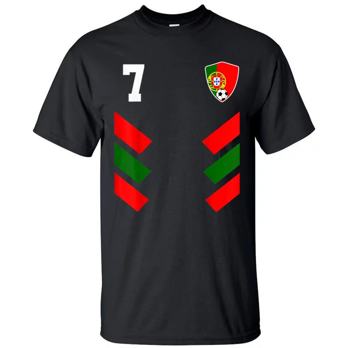 Portugal Soccer Jersey Portuguese Football Shirt Flag Tall T-Shirt