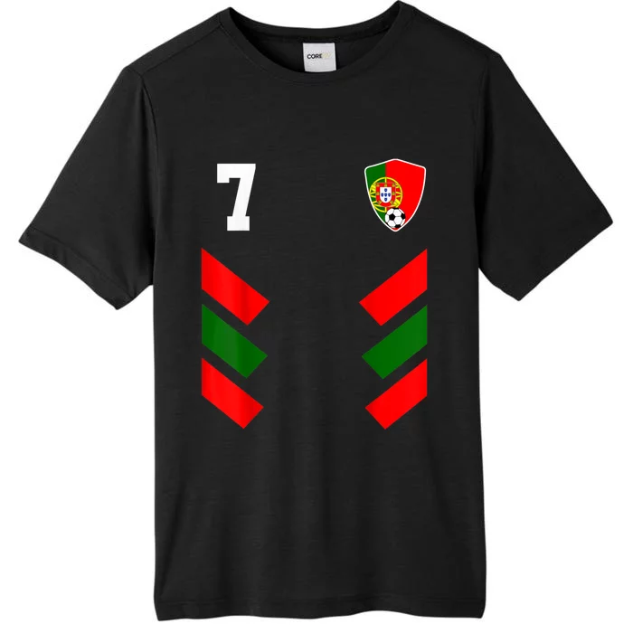 Portugal Soccer Jersey Portuguese Football Shirt Flag ChromaSoft Performance T-Shirt