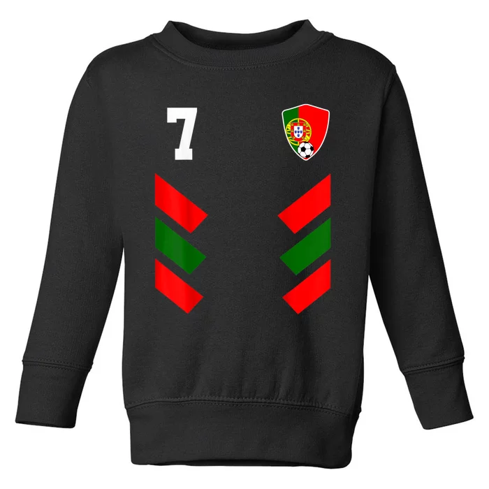 Portugal Soccer Jersey Portuguese Football Shirt Flag Toddler Sweatshirt