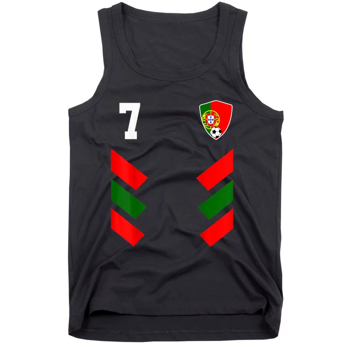 Portugal Soccer Jersey Portuguese Football Shirt Flag Tank Top