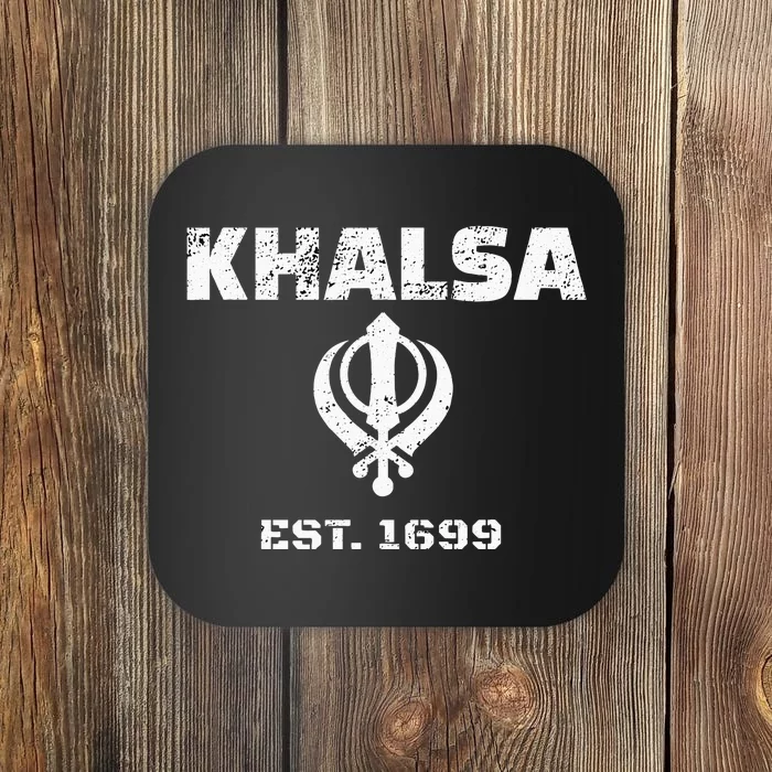 Punjabi Sikh Khanda Khalsa Established 1699 Coaster