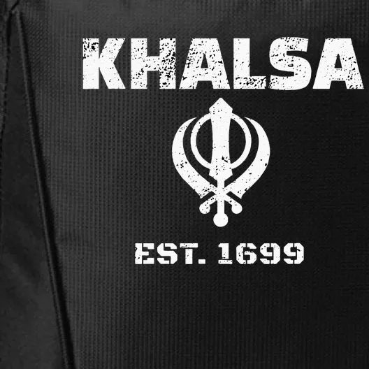 Punjabi Sikh Khanda Khalsa Established 1699 City Backpack