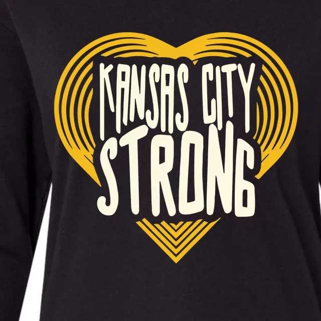 Peter Schrager Kansas City Strong Womens Cotton Relaxed Long Sleeve T-Shirt