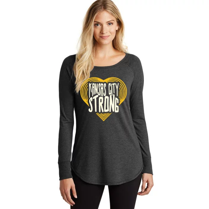 Peter Schrager Kansas City Strong Women's Perfect Tri Tunic Long Sleeve Shirt