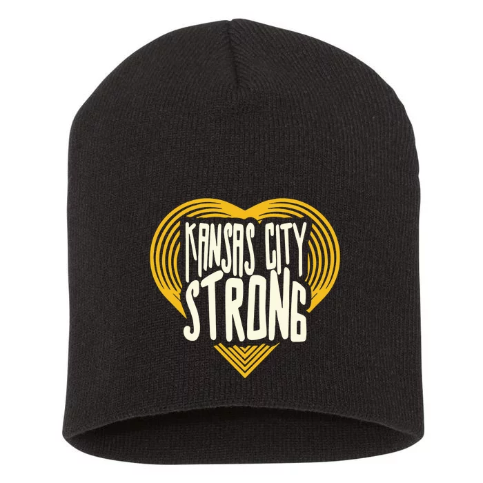 Peter Schrager Kansas City Strong Short Acrylic Beanie