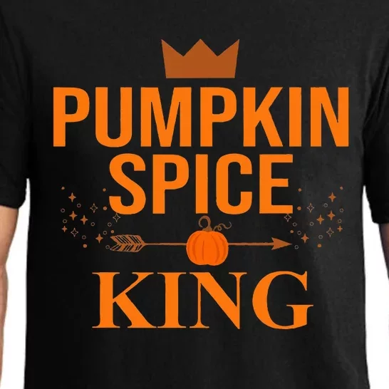 Pumpkin spice King Coffee Lover halloween & Thanksgiving Pajama Set