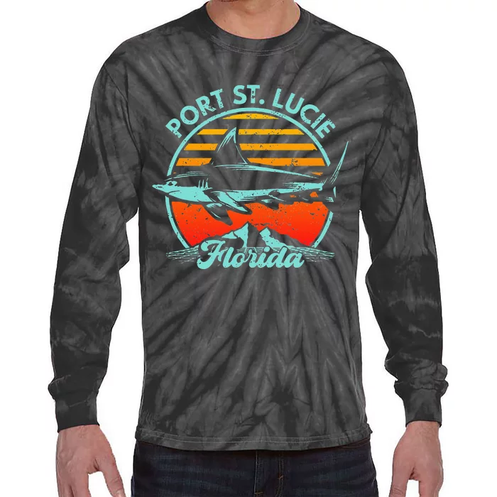 Port St. Lucie Florida Tie-Dye Long Sleeve Shirt