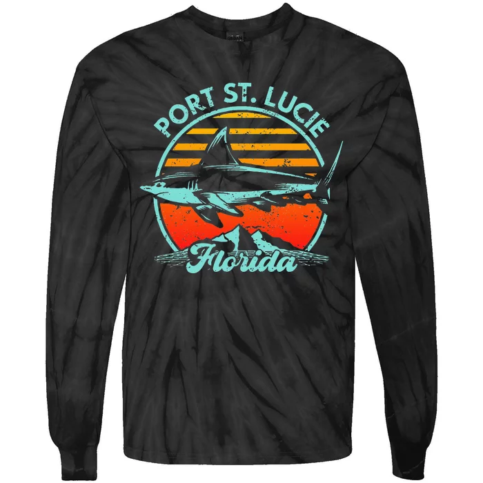 Port St. Lucie Florida Tie-Dye Long Sleeve Shirt