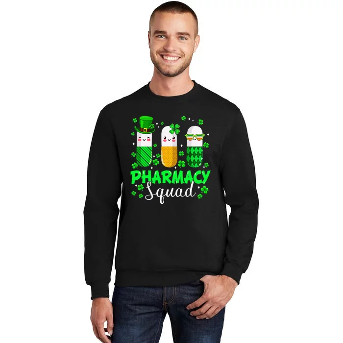 Pharmacy Squad Leprechaun Pharmacist St Patrick's Day Tall Sweatshirt