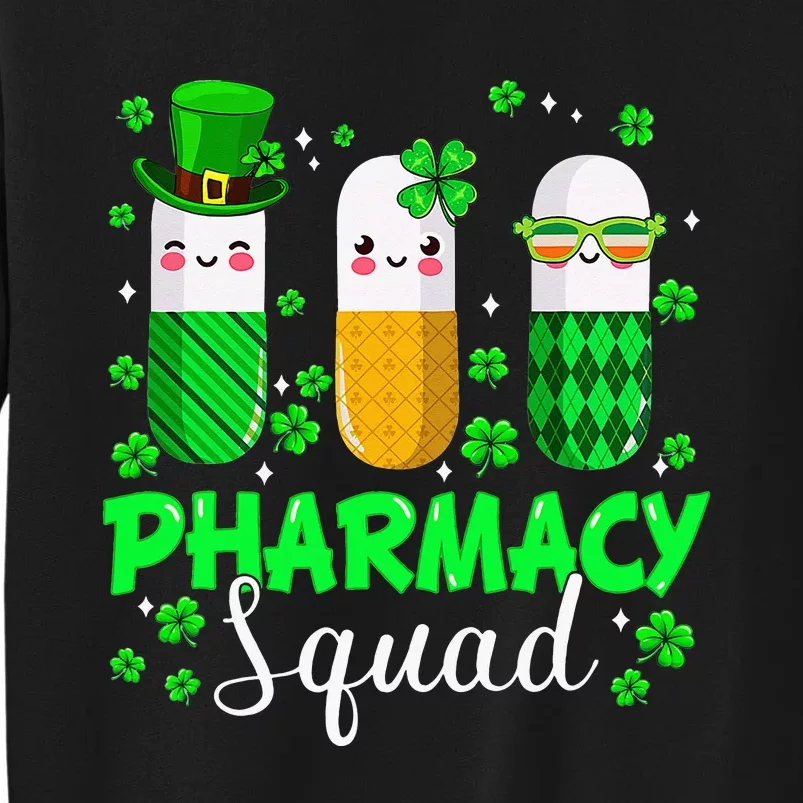 Pharmacy Squad Leprechaun Pharmacist St Patrick's Day Tall Sweatshirt