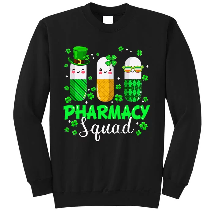 Pharmacy Squad Leprechaun Pharmacist St Patrick's Day Tall Sweatshirt