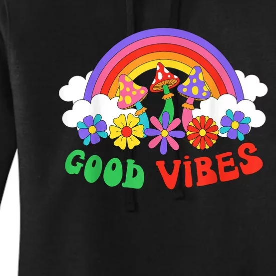 PEACE SIGN LOVE 60s 70s Tie Dye Hippie Halloween Costume Women's Pullover Hoodie