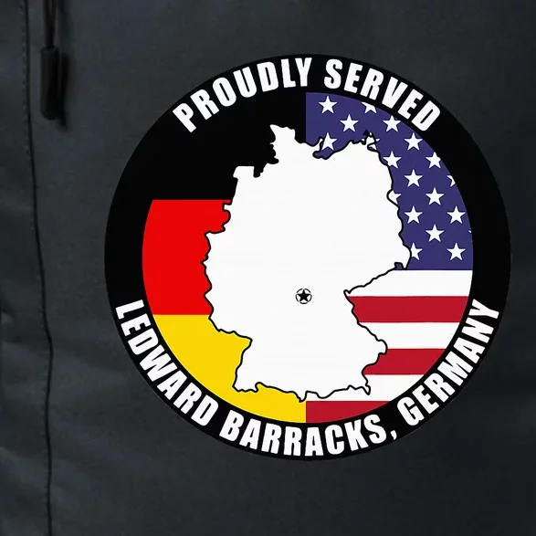 Proudly Served Ledward Barracks Germany Military Veteran Daily Commute Backpack