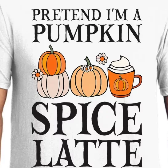 Pumpkin Spice Latte Lover Halloween Costume Pajama Set