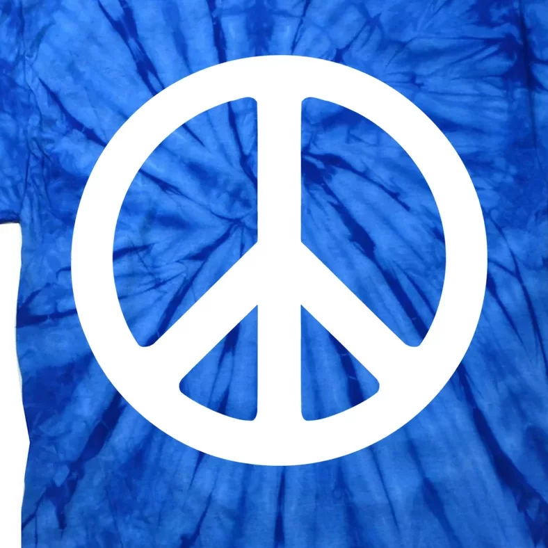 Peace Symbol Logo Gift Tie-Dye T-Shirt