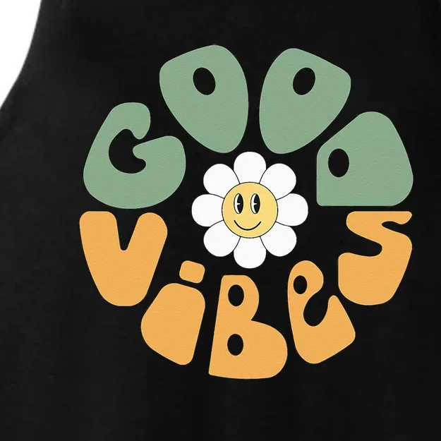 PEACE SIGN LOVE 60s 70s Tie Dye Hippie Halloween Costume Ladies Tri-Blend Wicking Tank