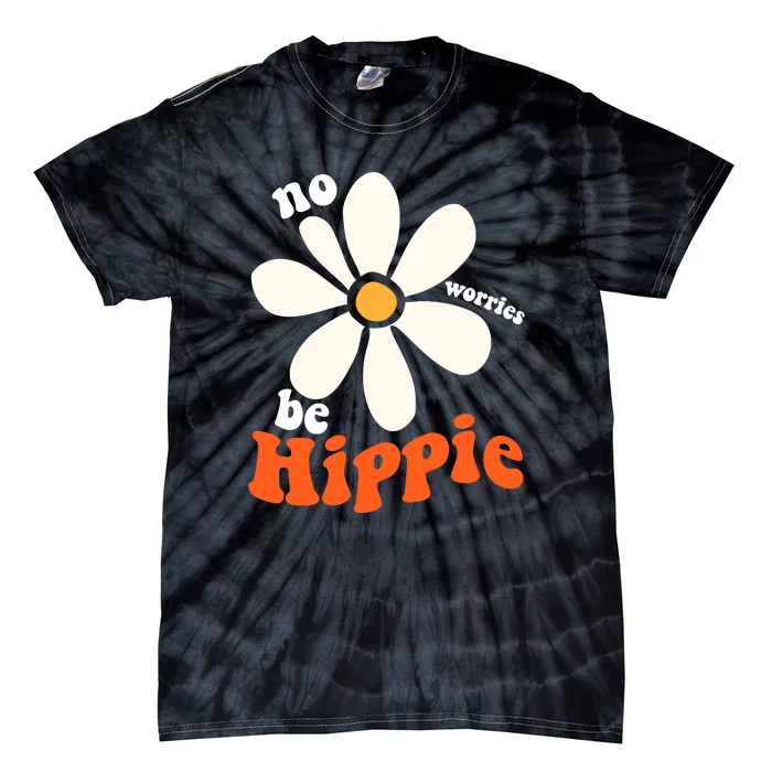 PEACE SIGN LOVE 60s 70s Tie Dye Hippie Funny Halloween Tie-Dye T-Shirt