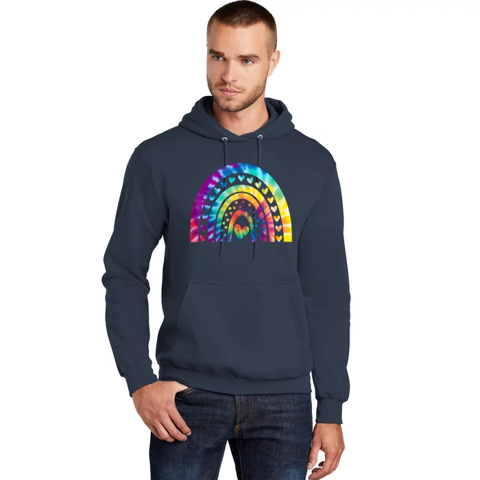 PEACE SIGN LOVE 60s 70s Tie Dye Hippie Costume Hoodie