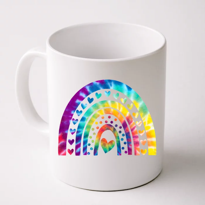 PEACE SIGN LOVE 60s 70s Tie Dye Hippie Costume Front & Back Coffee Mug