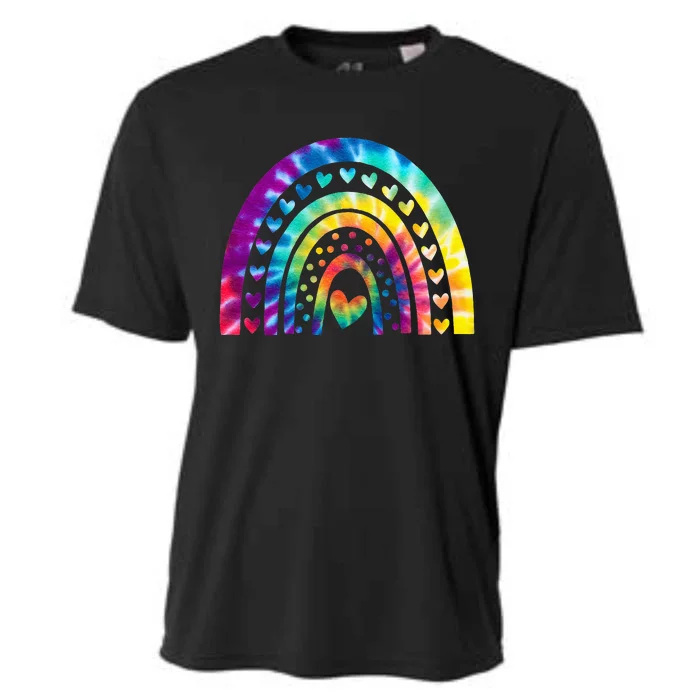 PEACE SIGN LOVE 60s 70s Tie Dye Hippie Costume Cooling Performance Crew T-Shirt