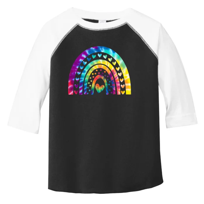 PEACE SIGN LOVE 60s 70s Tie Dye Hippie Costume Toddler Fine Jersey T-Shirt