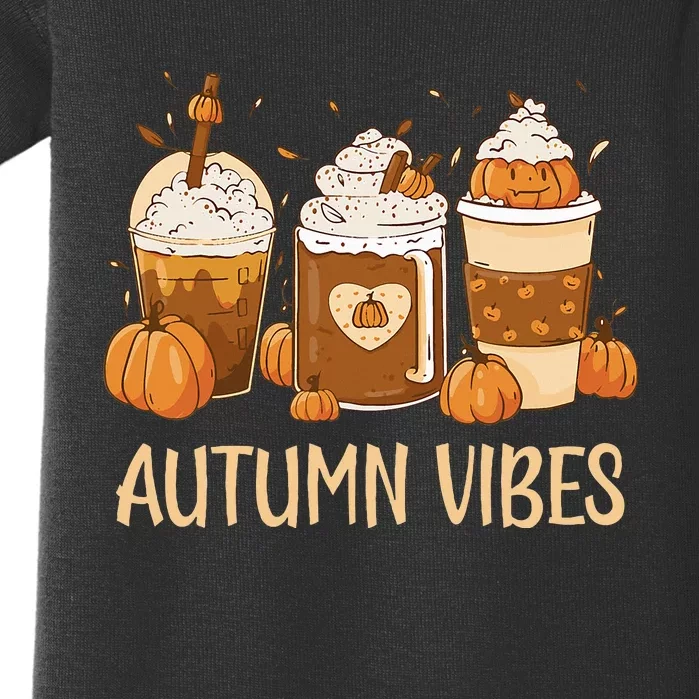 Pumpkin Spice Latte Fall Autumn Vibes Pumpkin Spice Coffee Baby Bodysuit