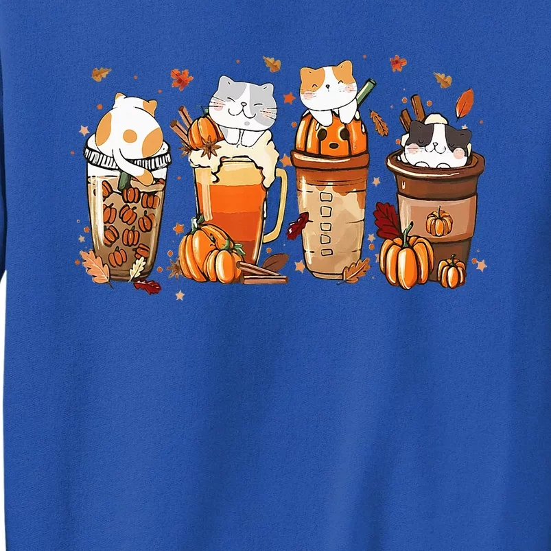 Pumpkin Spice Latte Costume For Cats Lover Sweatshirt