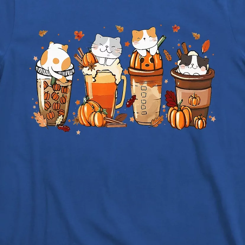 Pumpkin Spice Latte Costume For Cats Lover T-Shirt