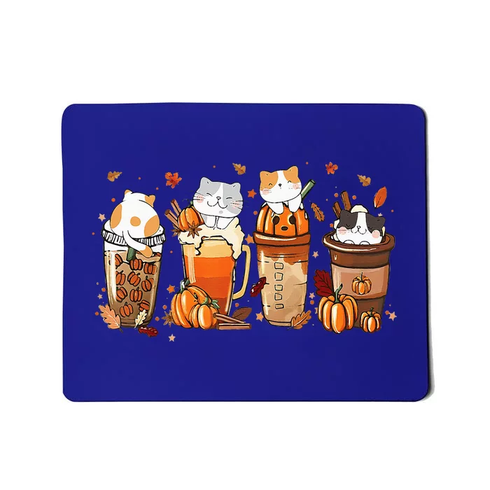 Pumpkin Spice Latte Costume For Cats Lover Mousepad