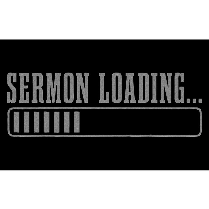 Pastor Sermon Loading Funny Preacher Bible Christian Faith Bumper Sticker