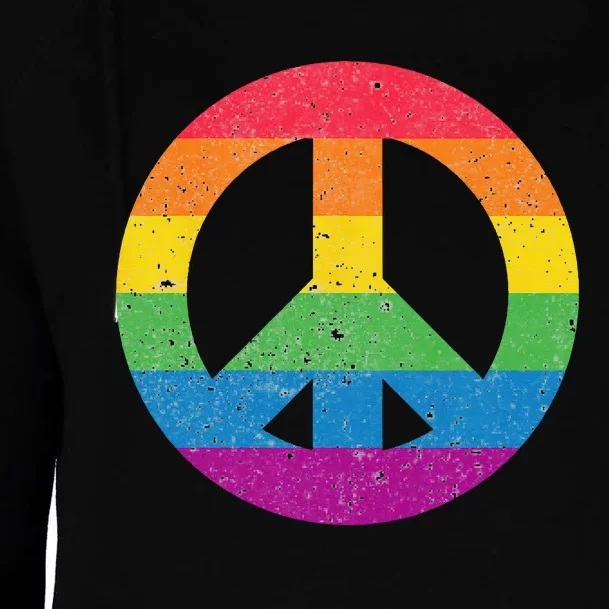 PEACE SIGN LOVE 60s 70s Tie Dye Hippie Costume Womens Funnel Neck Pullover Hood