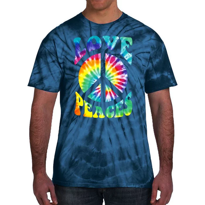 Peace Sign Love 60S 70S Tie Dye Hippie Costume Tie-Dye T-Shirt