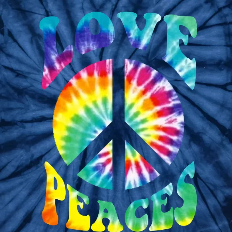 Peace Sign Love 60S 70S Tie Dye Hippie Costume Tie-Dye T-Shirt