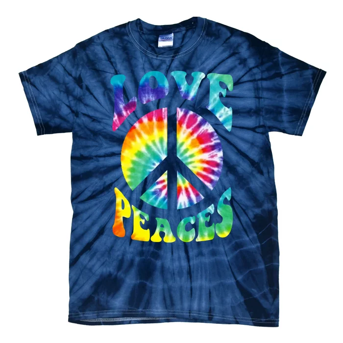 Peace Sign Love 60S 70S Tie Dye Hippie Costume Tie-Dye T-Shirt