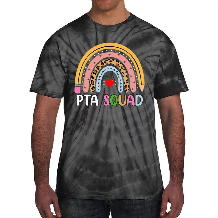 PTA Squad Leopard Rainbow Physical Therapist Assistant PTA Tie-Dye T-Shirt