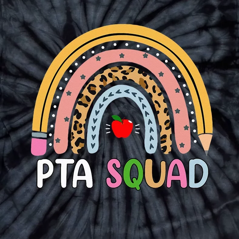 PTA Squad Leopard Rainbow Physical Therapist Assistant PTA Tie-Dye T-Shirt